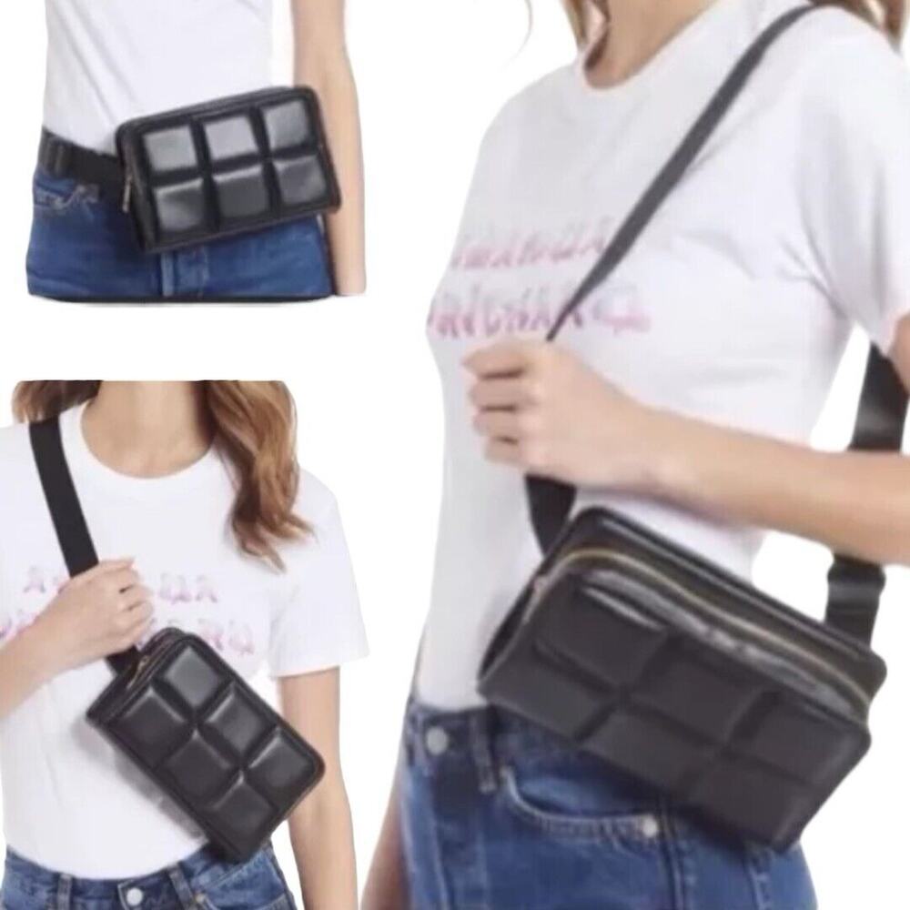Amanda Uprichard Vegan Convertible Belt Bag Minimalist Streetwear Travel Casual‎